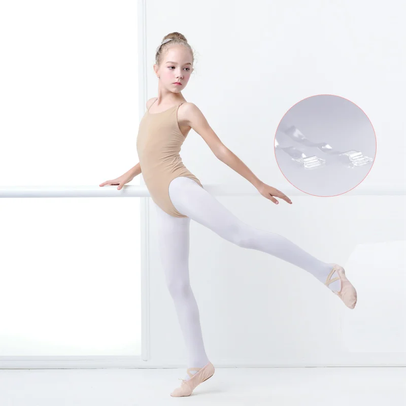 Nude Ballet Leotards for Girls Seamless Dance Leotards Kids Undergarment Camisole Leotard Slimming Bodysuit  for Little Girls