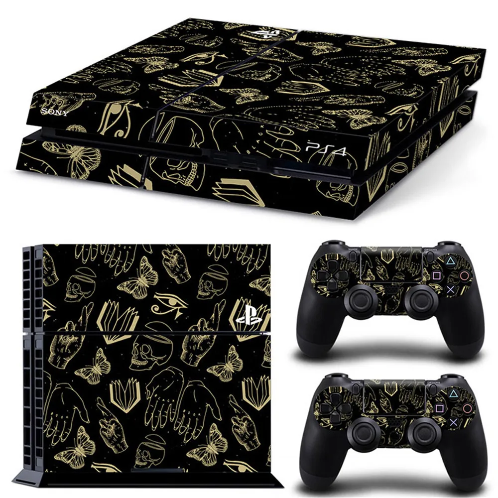 Math formule ontwerp controller vinyl skin sticker voor ps4 Decal Skin Cover voor PS4 Console + 2 stuks Controller Bescherming Skins