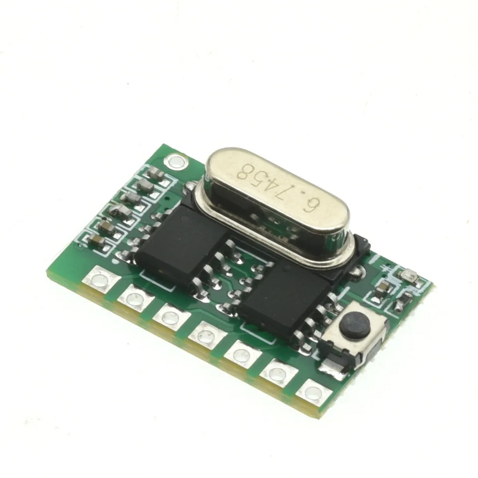 4-Kanal 315M 433MHz Drahtloses RF-Fernbedienungs-Empfängermodul ASK-Dekodierungsplatine DC 2,5V-5V DIY-Schalter – Detail 2
