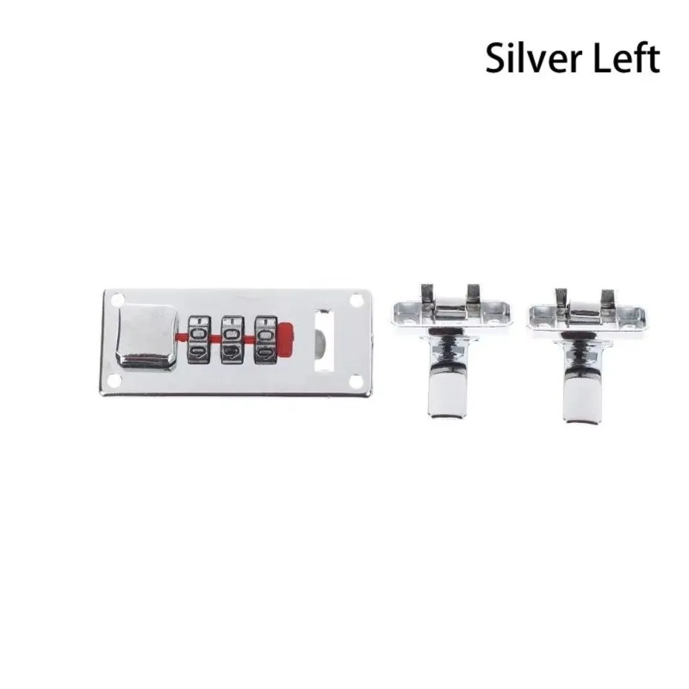 Hardware Fittings 65 X 29mm Combination Lock with Screws Multi Purpose Luggage Lock Keyless Fixed Lock Jewelry Box