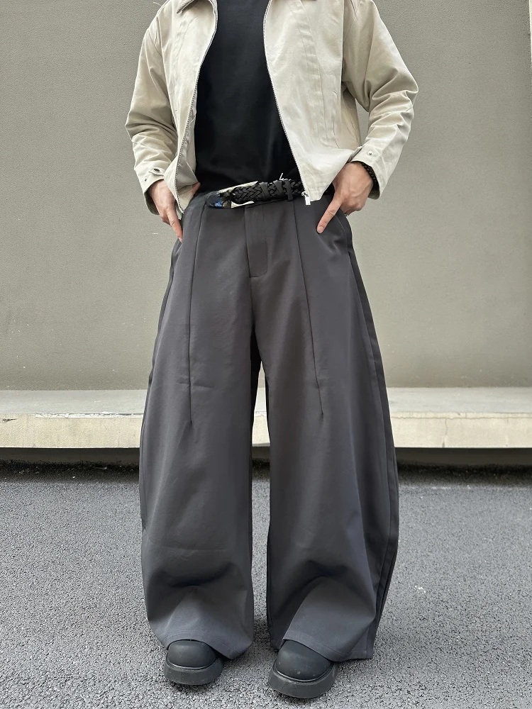 

American Retro Cleanfit Loose Knife West Pants Men's Casual Anti-Wrinkle High-End Long Pants Women's Straight Leg Trousers