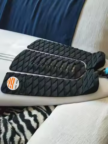 Black Non Slip Surfboard Traction Pad Eva Foam Deck Mat Surf Surfing Sheet Diamond Self Adhesive Grip Brand 3pcs/set Skateboard