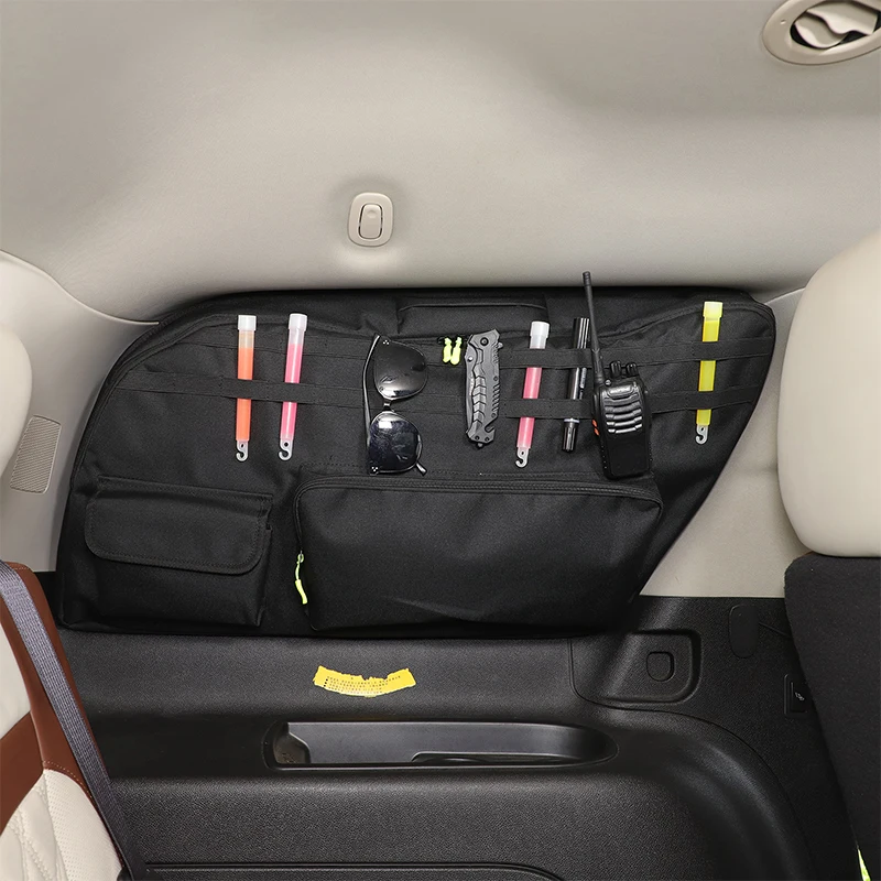 

Gao Ruying For Cadillac Escalade 2007-14 Car Trunk Side Window Storage Bag Multifunctional Storage Bag Interior Car Accessories