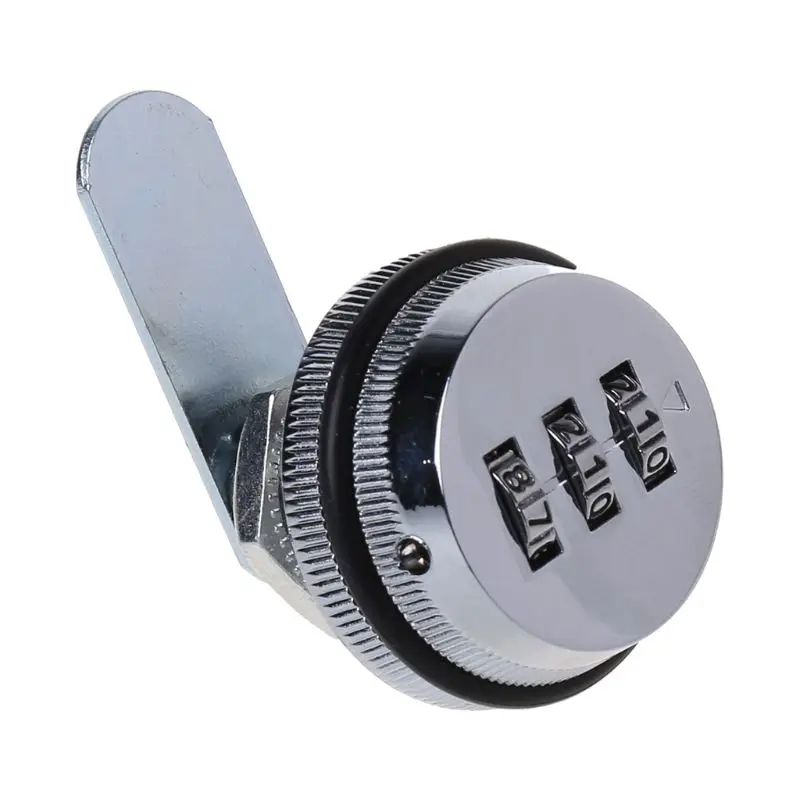 Zinc Alloy Drawer Locks Mechanical Code Lock Combination Cabinet Lock Security Furniture Locks for Office, Home