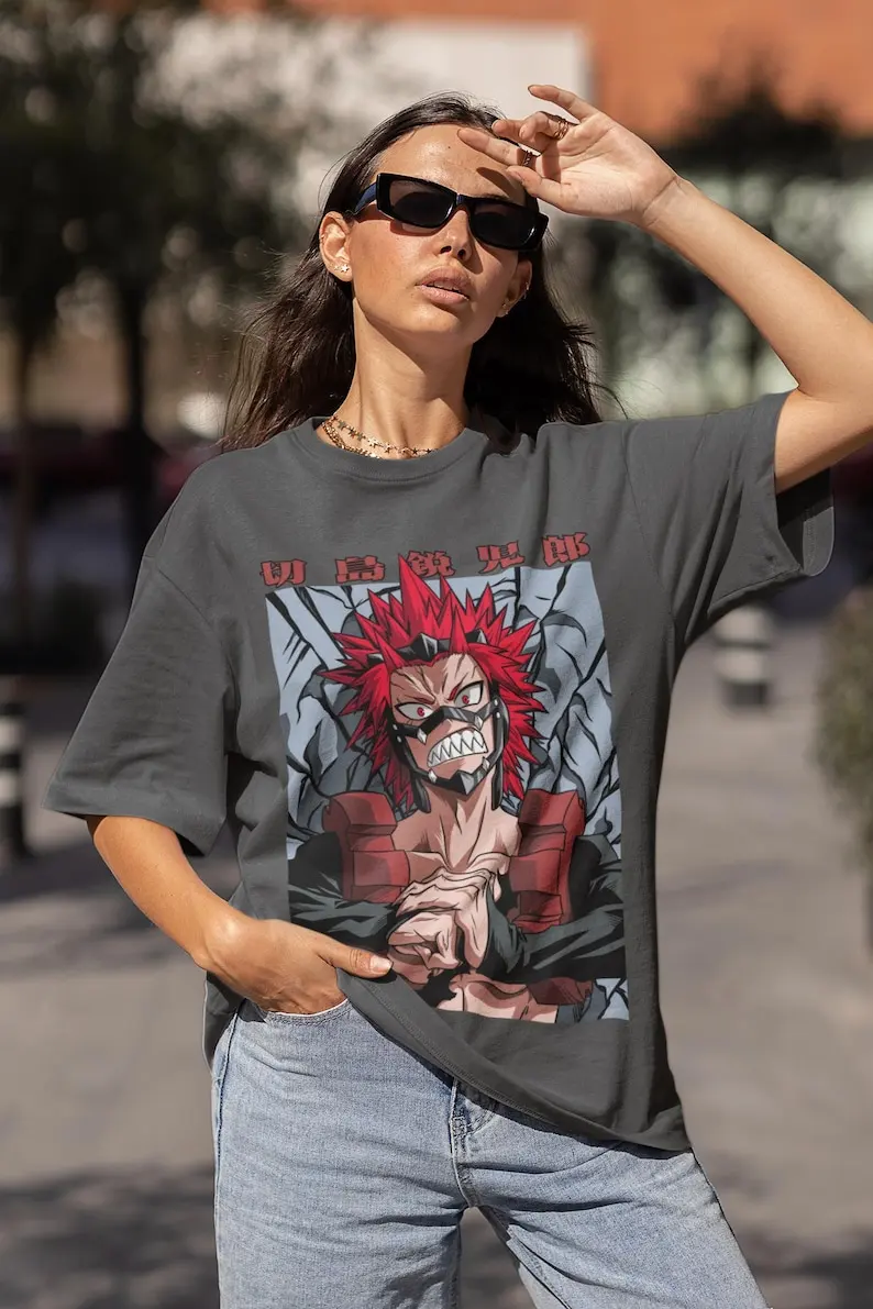 Unbreakable Hero Anime Unisex T-shirt - Japanese Manga Style, 2020s Era Apparel, Otaku Gift, Japan-Inspired, Hardening Power, He