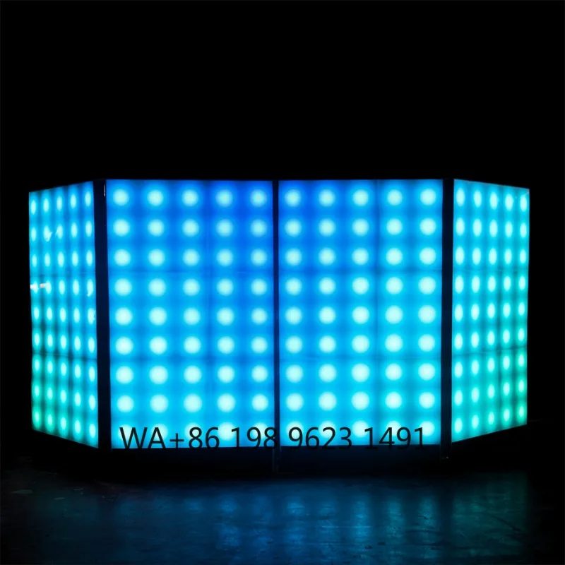 Aluminum LED Stage Light Warm  Control DJ Booth Facade Night Club Wedding Party Shop Commercial Event Indoor Outdoor Decoration