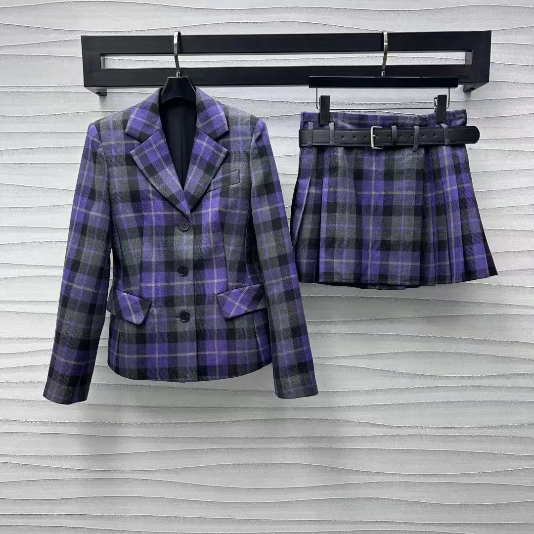 High end customized women's suit jacket+short skirt+dress