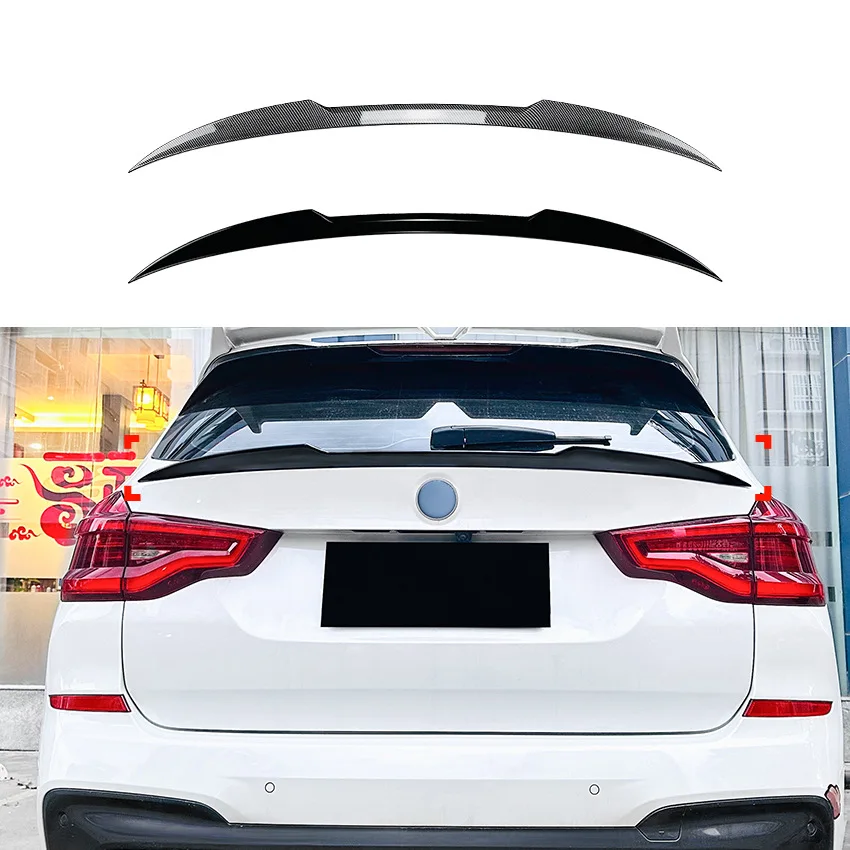 For G01 Spoiler Wing NEW BMW X3 ABS Plastic Rear Tail Light Refit Accessories Black Body Kit 2018-2022 Year