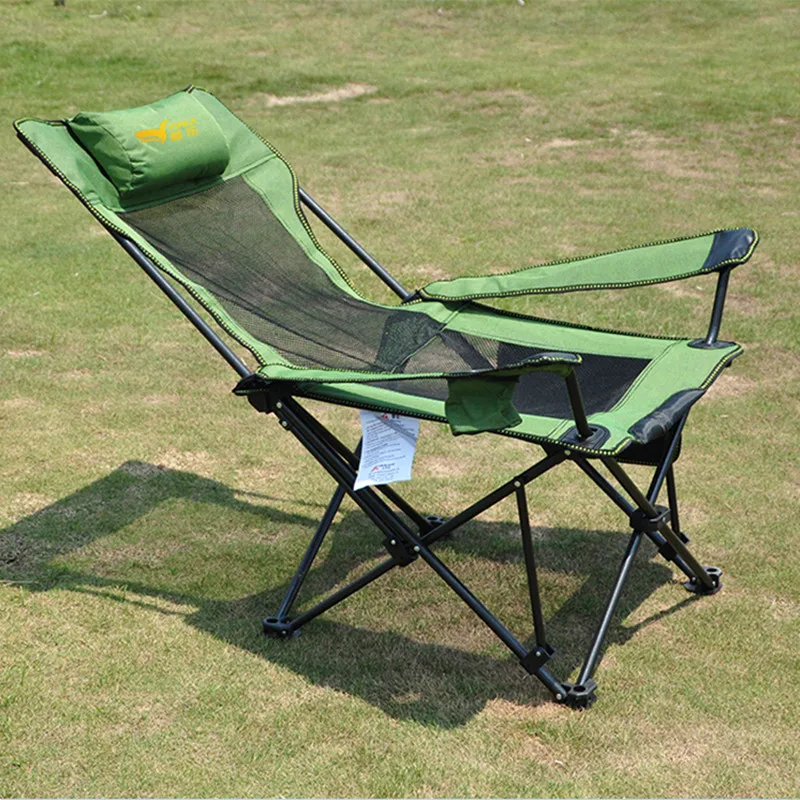 Camping Fishing Folding Chair Longue Chair For Relaxing Tourist Beach Chaise Leisure Travel Picnic Chair Outdoors Furniture