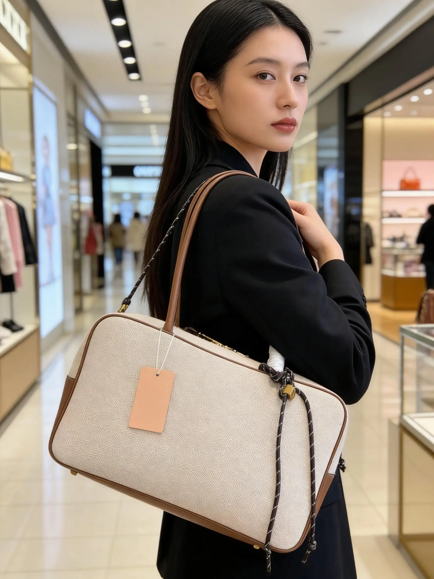 

Fashionable Women's Leather Crossbody Luxury Design Shoulder Messenger Handbag