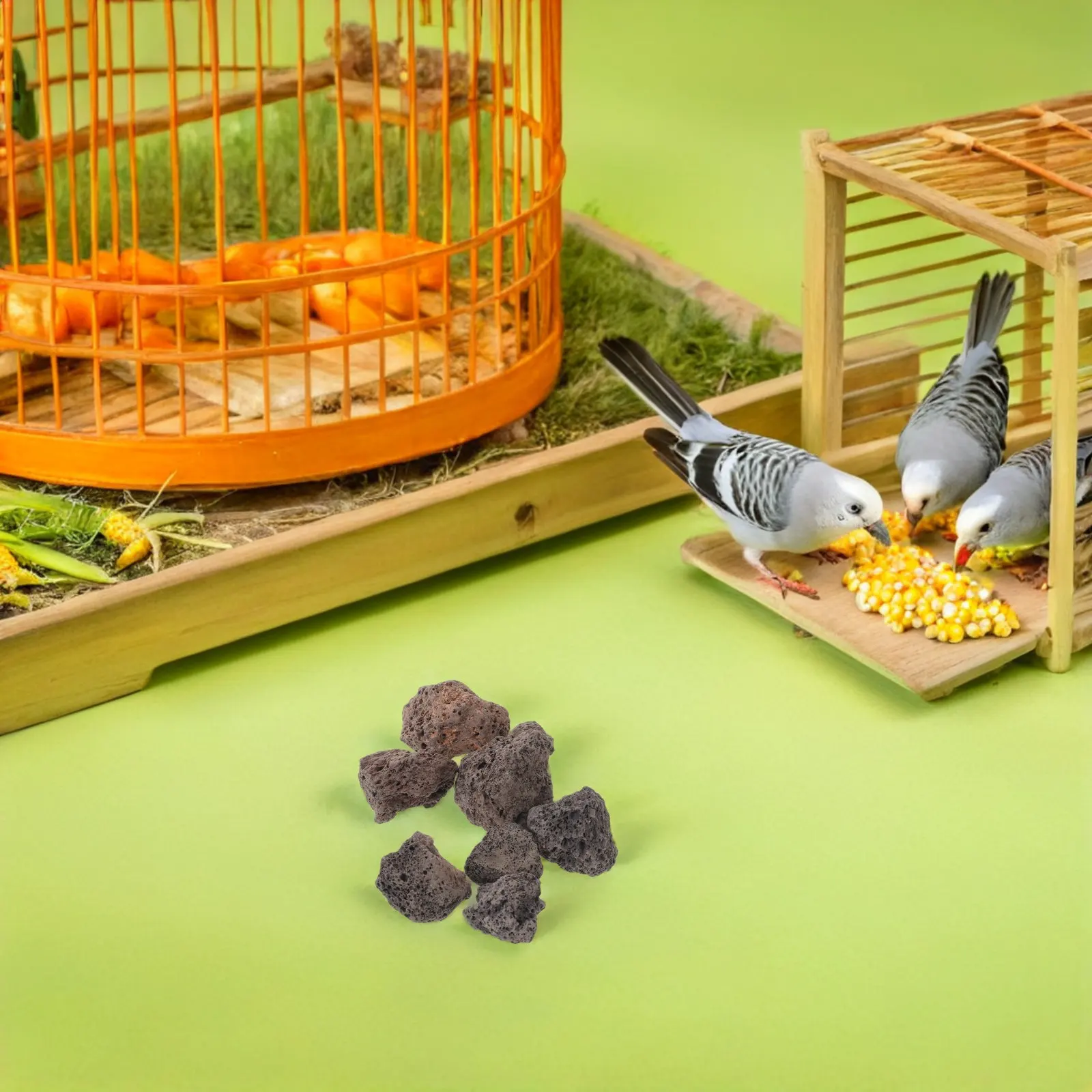 Aquarium Volcanic Pumice Stones Natural Aquascaping Gravel Rock Fish Tank Decor for Bird Baths