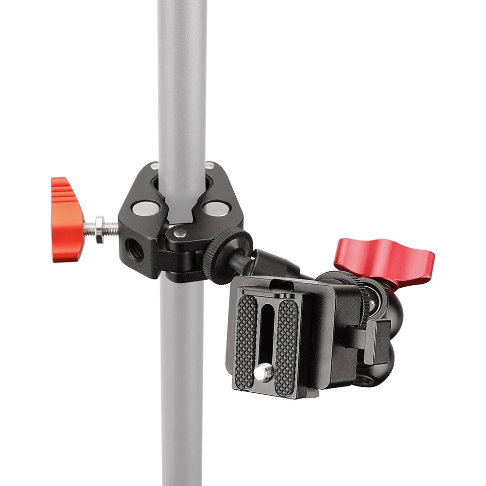 KIMRIG ปรับแขนมายากล5.5นิ้ว Articulating แขน Super Clamp Crab คีมคลิปสำหรับ Universal Monitor รองรับ