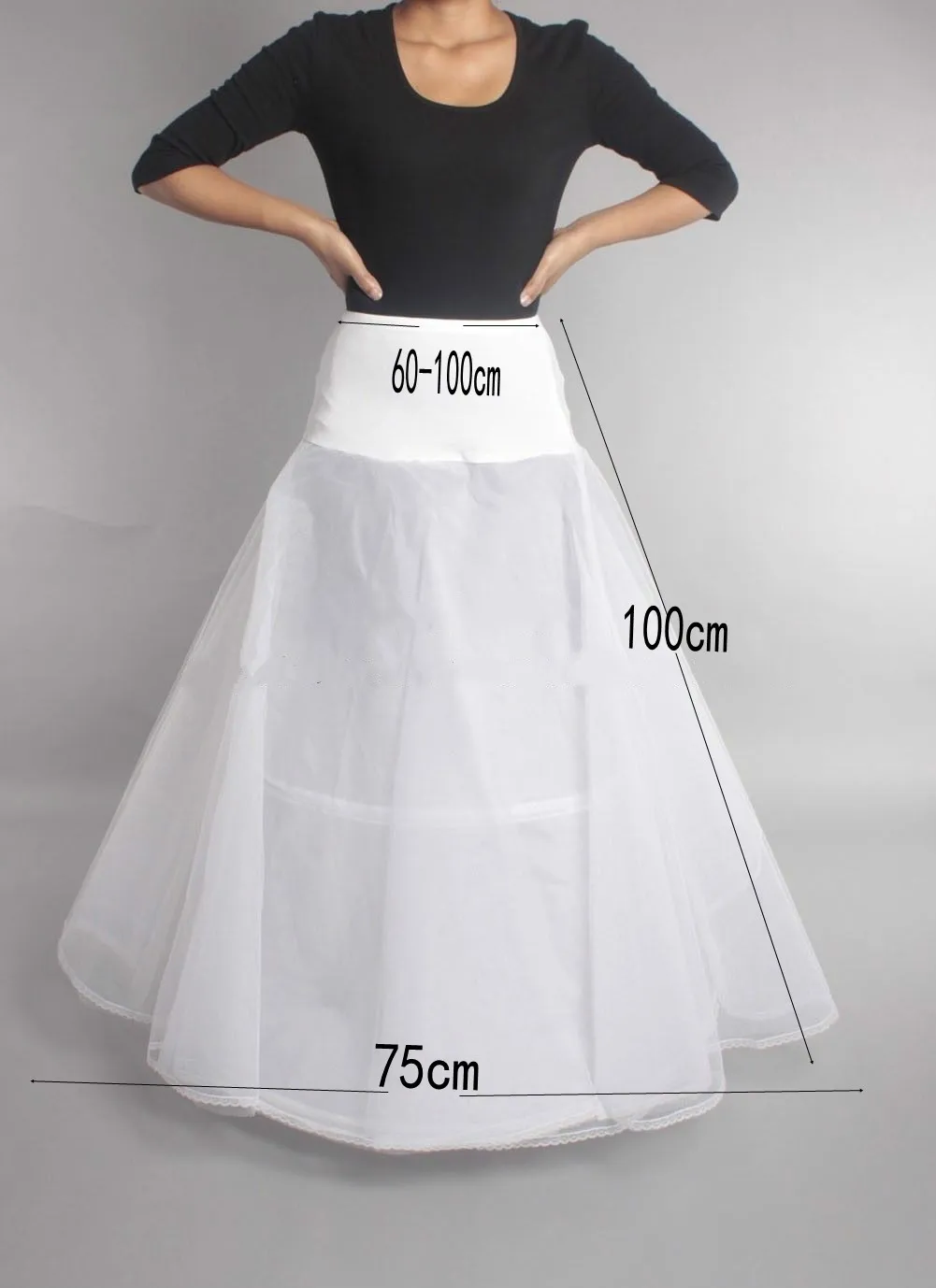 Free Shipping Cheap White Petticoat Underskirt DongCMY For Ball Gown Wedding Dress Mariage Underwear Crinoline Accessories