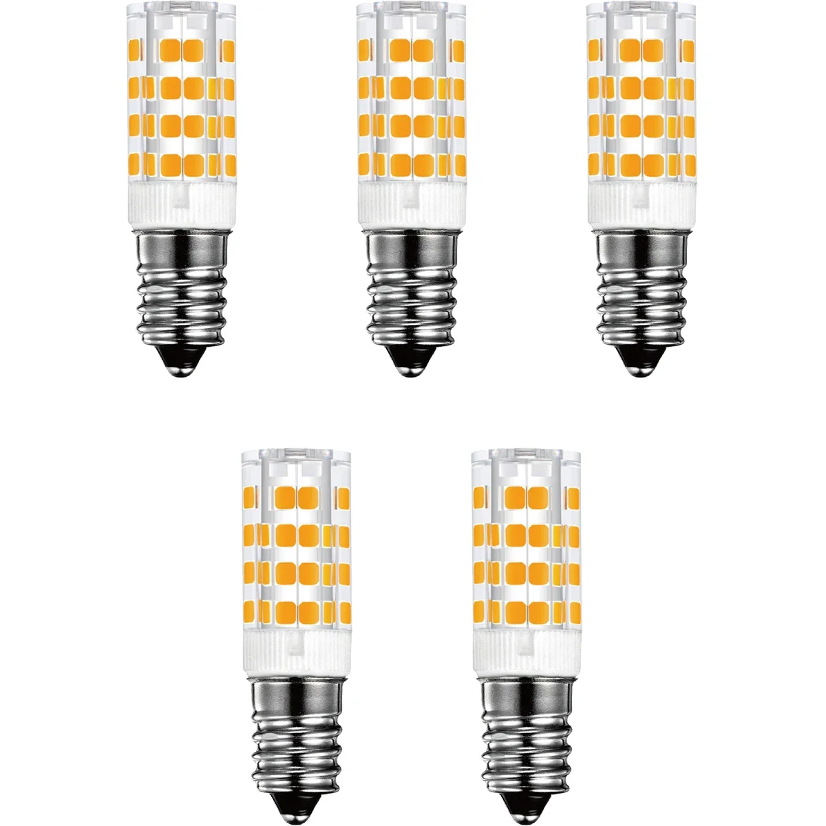 1-10PC LED mini small bulb silicone PC material 220V E14 high lumen  is suitable for chandelier office living room mall lighting