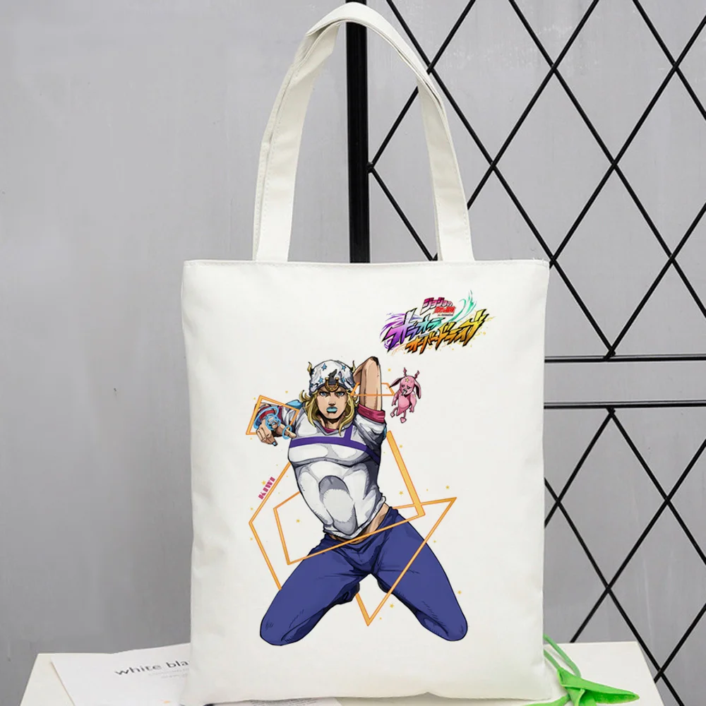 Steel Ball Run Jojo Bizarre Adventure tote bag einkaufstasche sac cabas shoulder  torba na zakupy canvas  femme