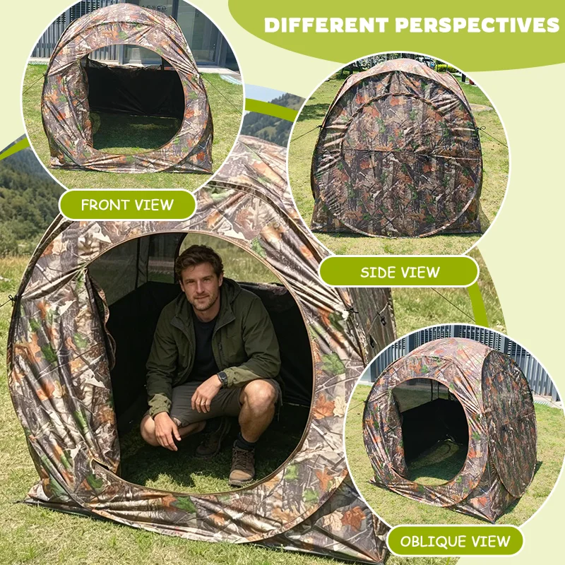 Jednoosobowy namiot kamuflażow – Hunting & Outdoor Supplies Photos recenzja i cena