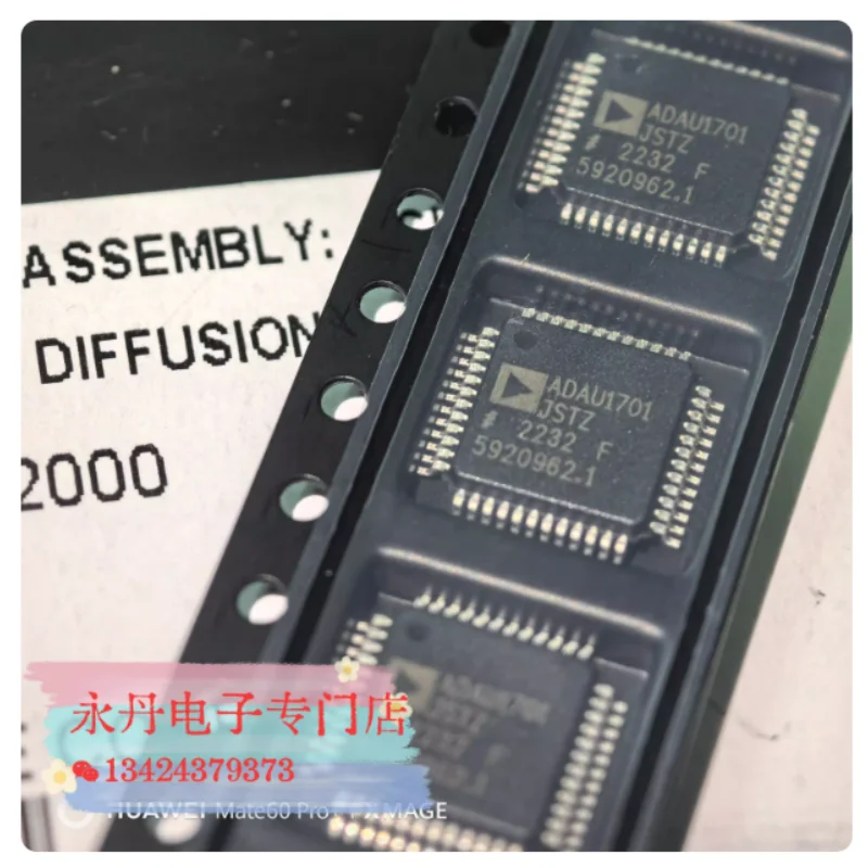 Brand new original genuine ADAU1701JST, ADAU1701JSTZ, TQFP-48, available for direct shooting!