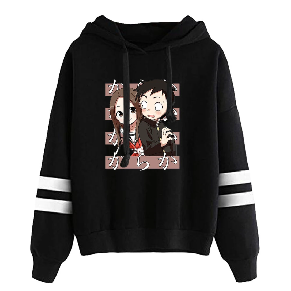 2022 Teasing Master Takagi-san Hoodie Unisex Pocketless Sleeve Sweatshirt Men Women's Hoodies Anime Harjauku Clothes