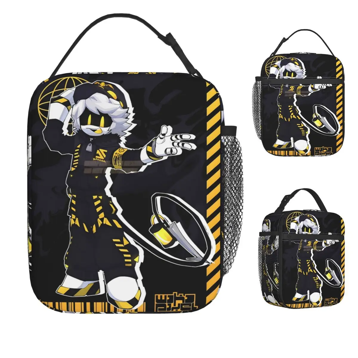 

Сумка для обеда в стиле аниме «Убийство дронов», повседневная коробка для обеда для взрослых, школьная портативная сумка-холодильник, термосумки для обеда на заказ