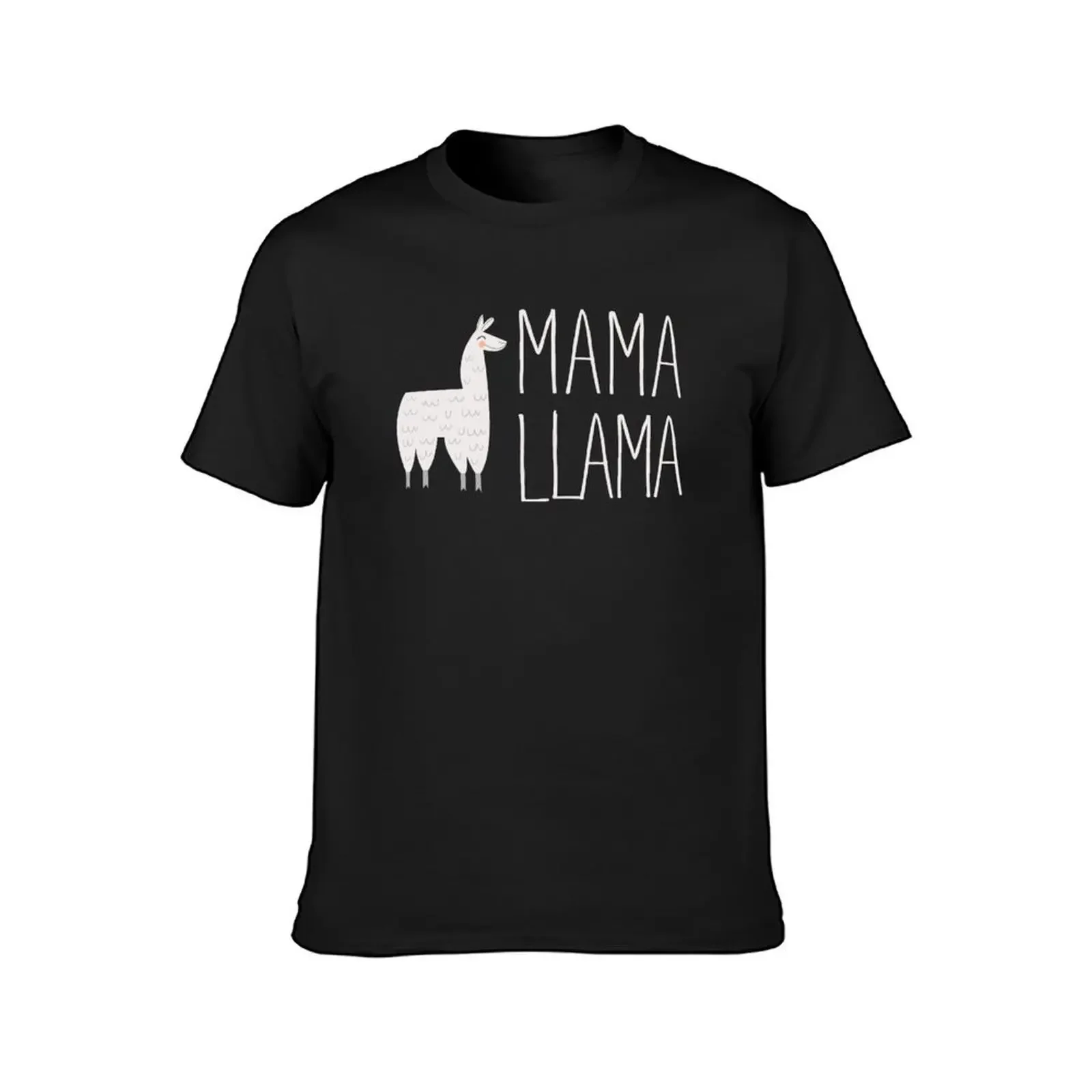 Mama Llama No Problama Funny Llamafest Graphic Tee Shirt T-Shirt graphic tee shirt baggy shirts compression shirt men