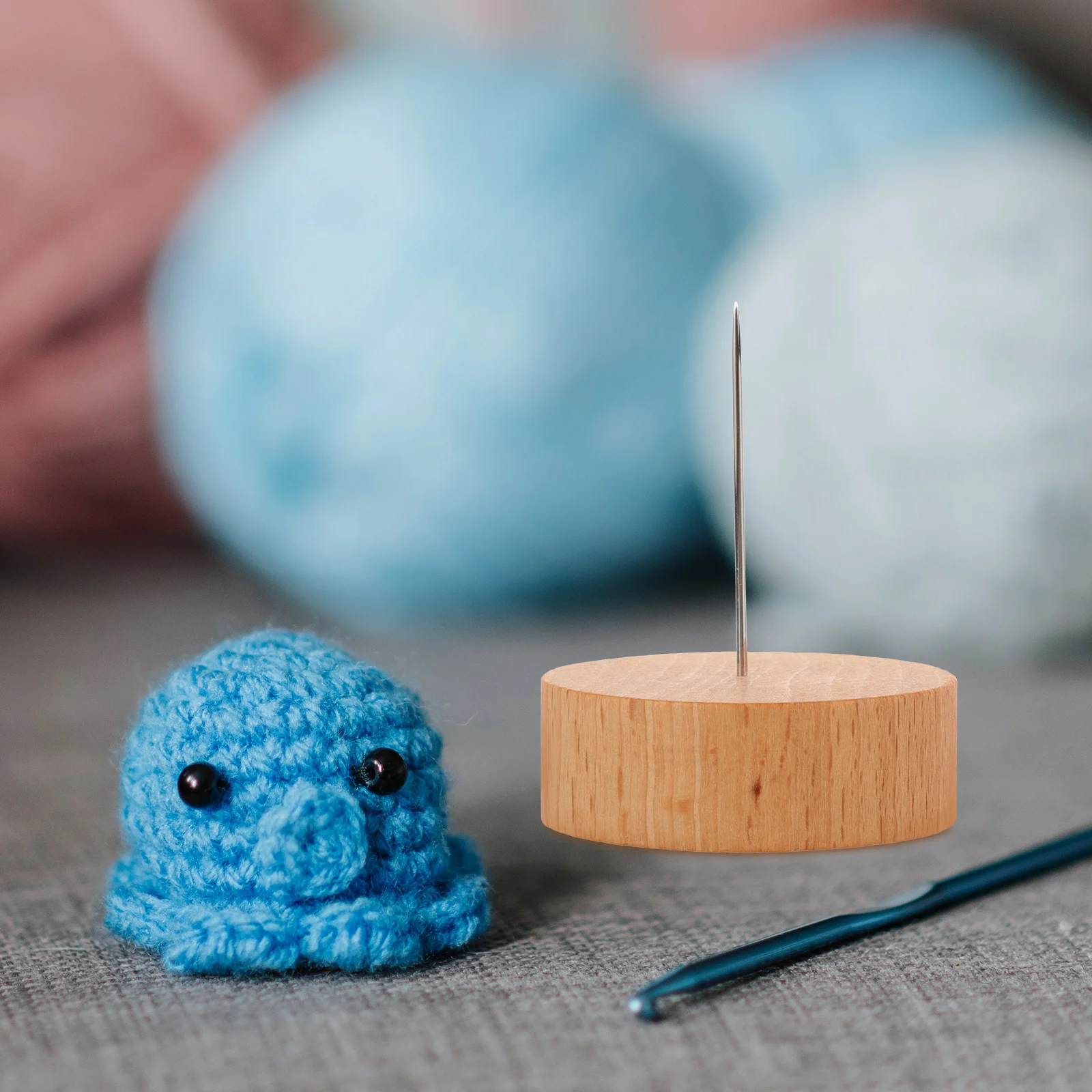 

Wood Base Clay Figure Stand Stable Display Holder Pin Type Support Rack Exquisite Design Practical Stand Holder