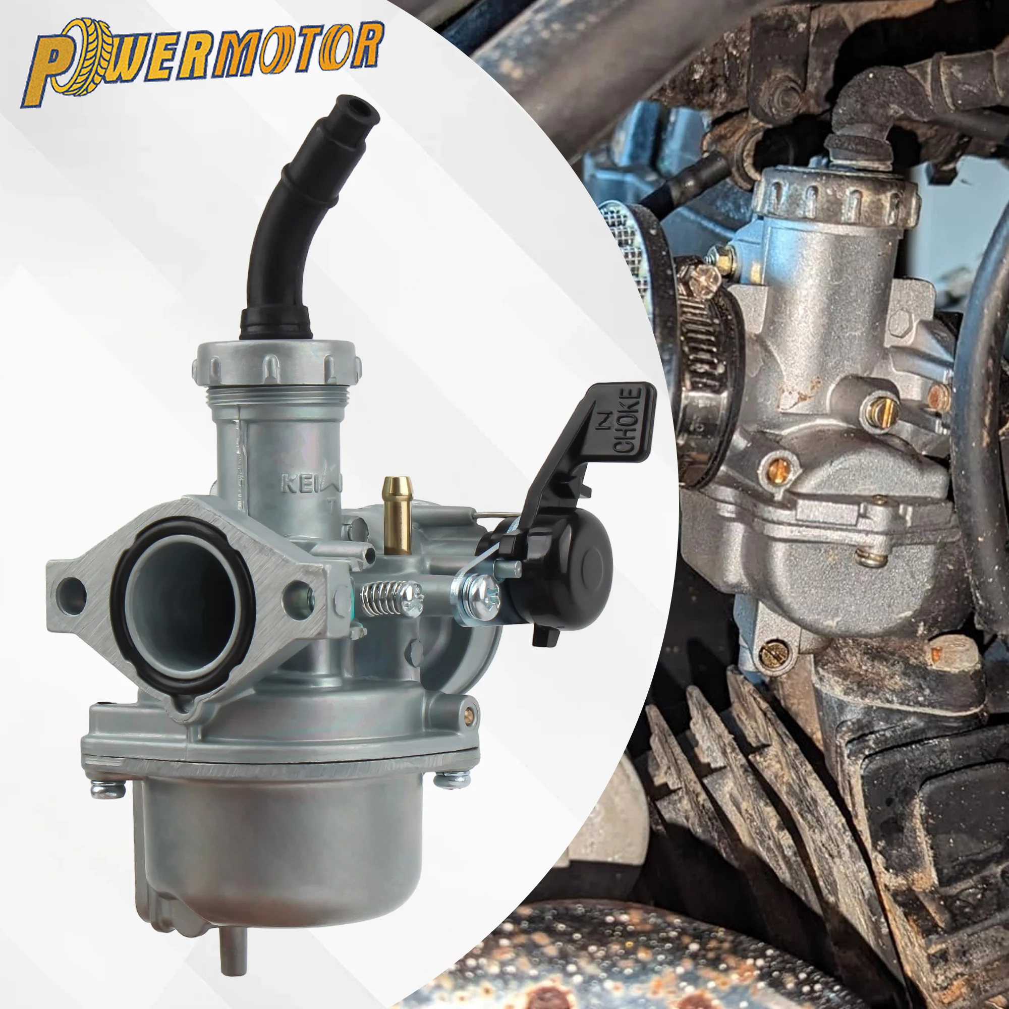 

PZ22 22mm Motorcycle Carburetor Engine Carb For Keihin KAYO Apollo Bosuer Xmotos Kandi 50cc 110cc 125cc 140cc Dirt Bike Parts