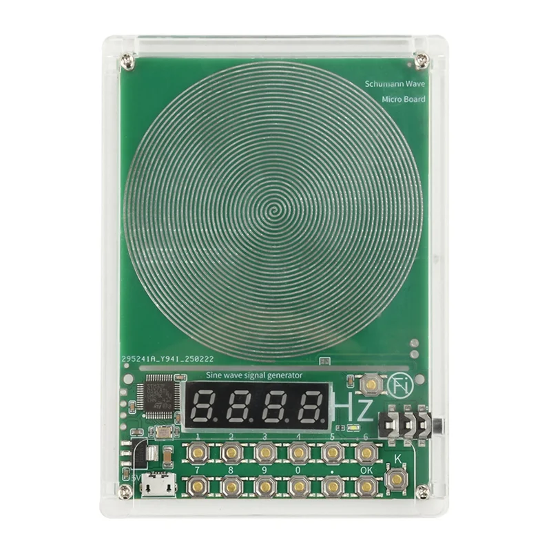 A34R DC 5V 0.01Hz-100000Hz Adjustable Frequency Schumann Wave Generator Sine Wave Signal Generator