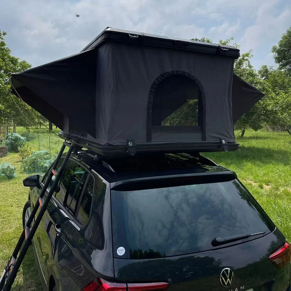 

Aluminum Roof Top Tent Box Hard Shell 2-3 Person Camping Rooftop Tent Box Aluminum Rooftop Tent Box For Sale