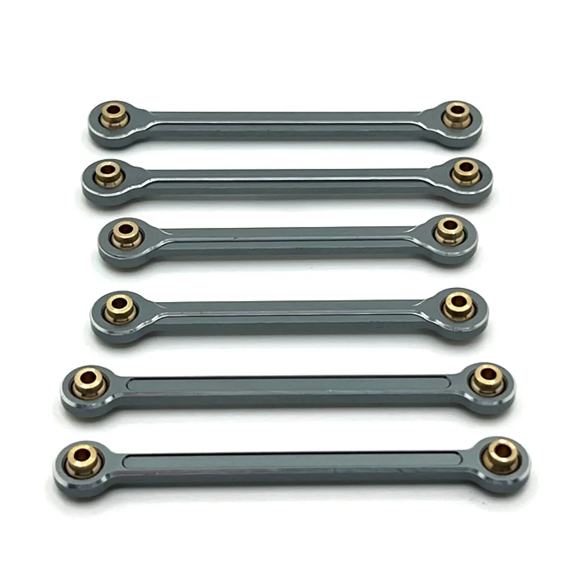 

The New RC Car Upgrade Pull Rod Link Rod Steering Rod Set for 1/10 10208 RC Car Upgrade Parts Gray