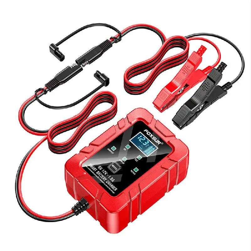 Car Battery Charger, 6V And 12V Smart Fully Automatic Battery Charger Maintainer, Trickle Charger, Battery Desulfator For Car