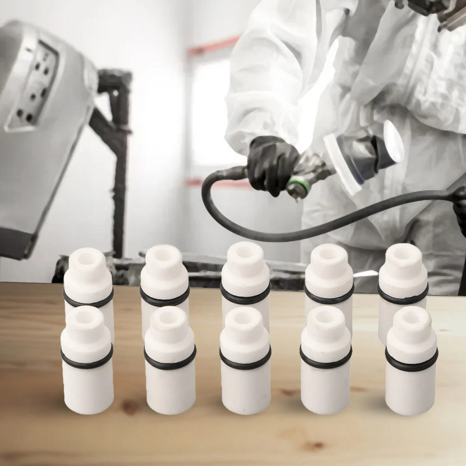 

Набор из 10 сменных насадок для пескоструйных аппаратов низкого давления, эффективные для очистки