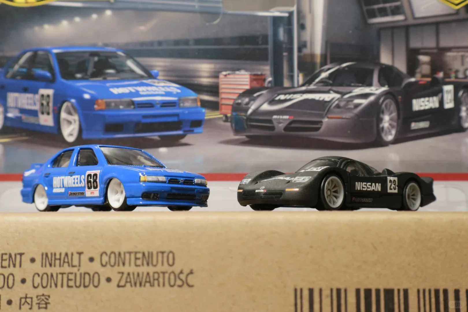 Hot Wheels Premium Car Culture ‘94 Nissan Primera & Nissan R390 GT1Metal 1:64 Diecast Car Model Collectible Vehicle Toy Gift