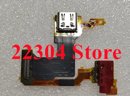 new-us-1009-type-c-usb-jack-and-mic-flexible-cable-fpc-repair-parts-for-sony-zv-e1-zve1-camera