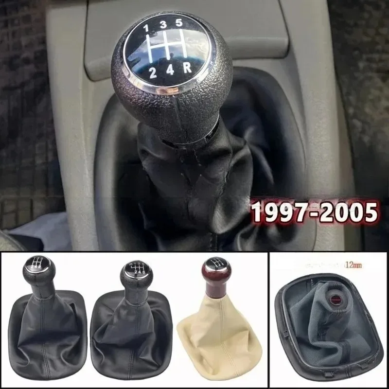 5/6 Speed for B5 B5.5 1997 1998 1999 2000 2001 2002 2003 2004 2005 Manual Car Gear Shift Knob Gaiter Boot Case Collar