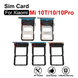 For Xiaomi 10 Pro 10T Mi 10Pro 10t SIM Card Sim Tray Holder Adapter Socket Replacement Parts