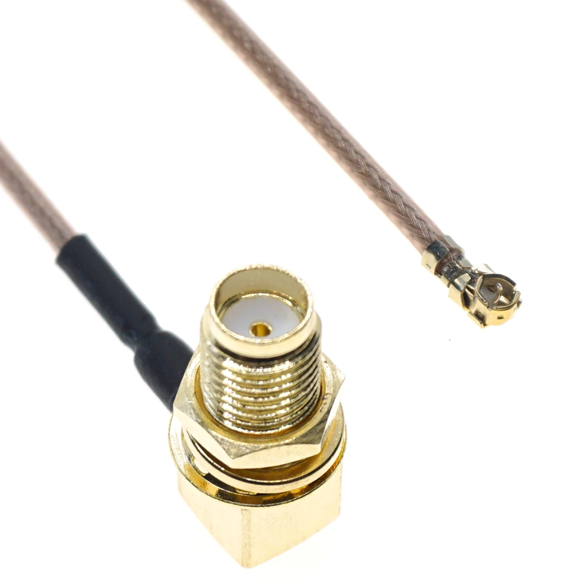 

1pc MS156(DIY IPX) To SMA Female Right Angle RF Jump Cable RG178 for LTE modem Connector