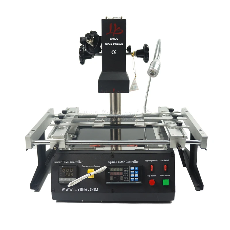 

IR6500 V.2 BGA Repair Rework Solder Station 2 Zones Infrared 2300W PC410 Software Control