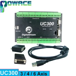 【EU】USB Mach3 UC300 3 4 6 Axis CNC Motion Controller Board Card For milling machine