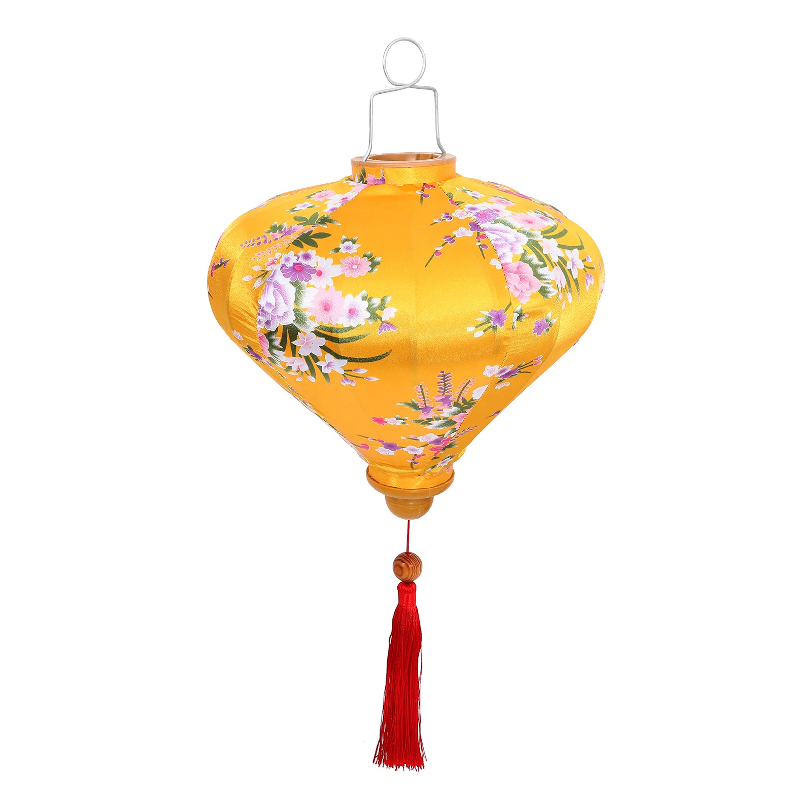

Diamond Lampshade 12inch Yellow Vietnamese Hanging Decor Durable Solar New Year Wedding Party Outdoor Lighting