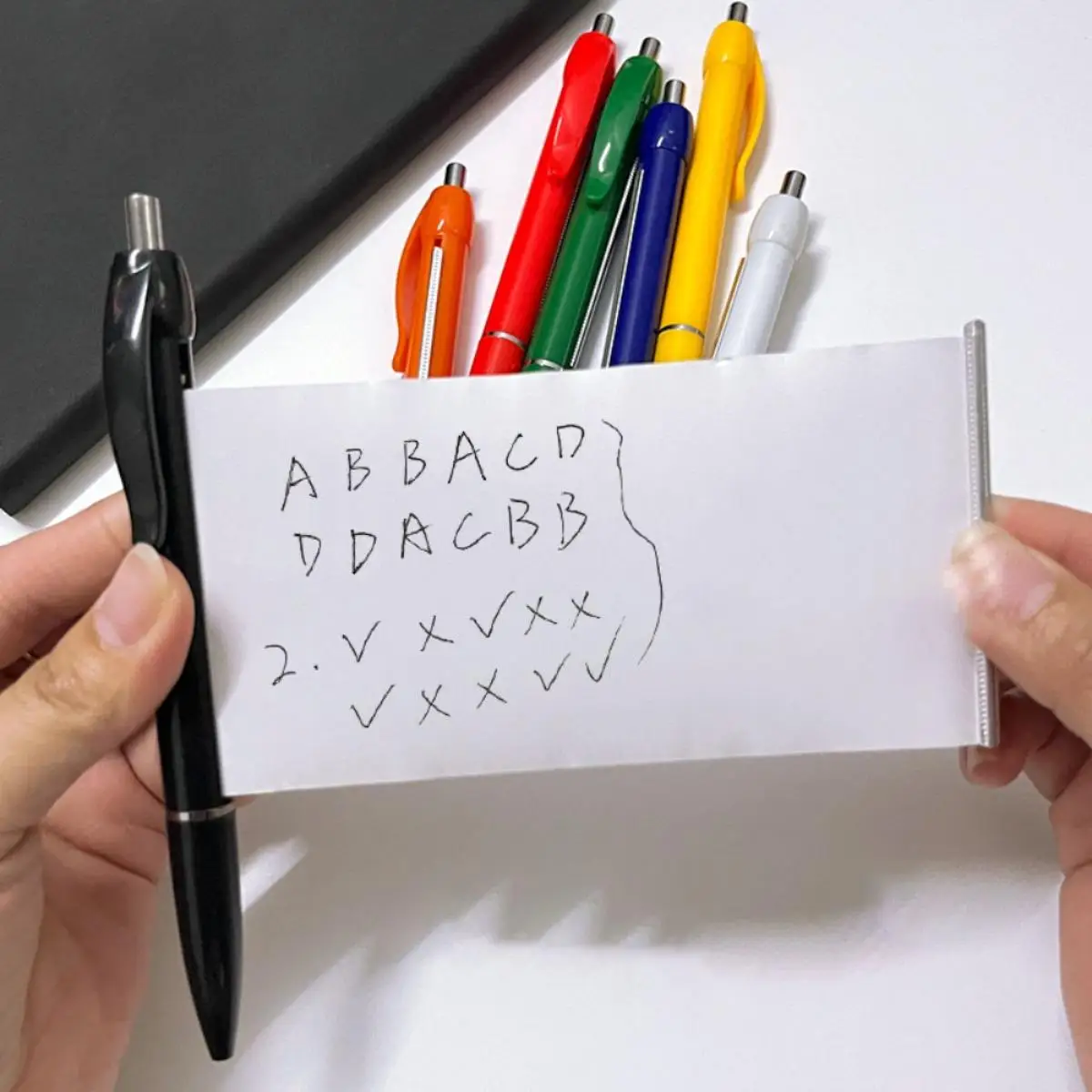 

Retractable Pull-out Blank Pen Can Be Written on Student Blank Note Pen Stationery Gift