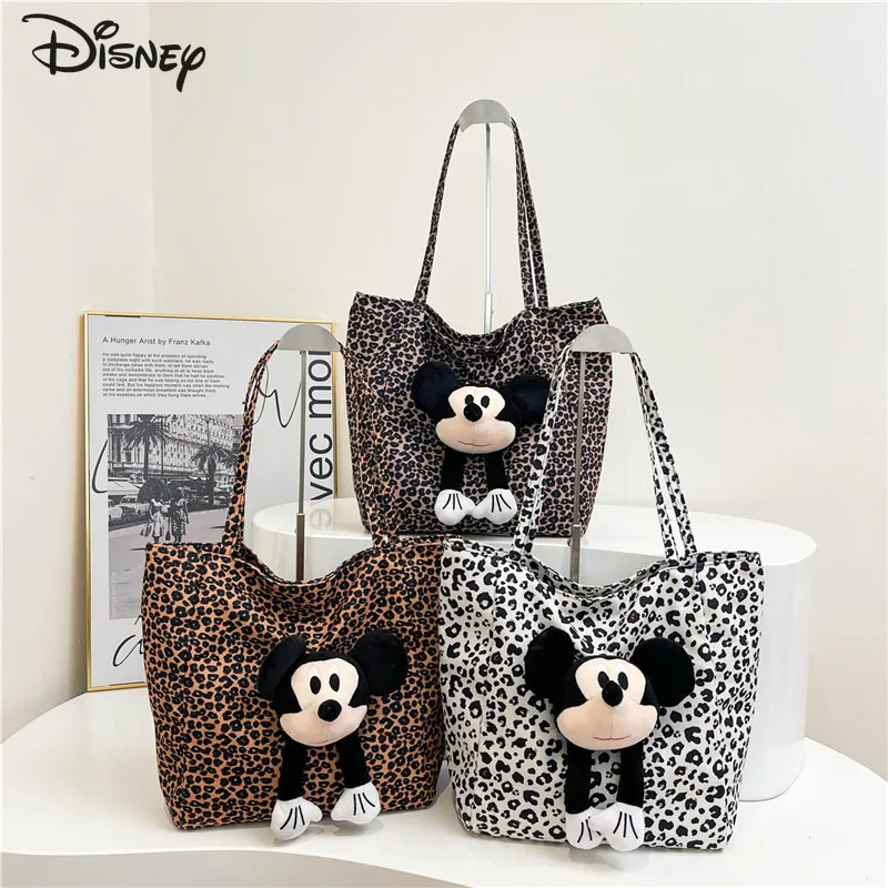 Tas tangan wanita kapasitas besar, tas bahu wanita kapasitas besar, kartun, tas tangan wanita modis dan berkualitas tinggi, tas boneka wanita, baru, Disney Mickey