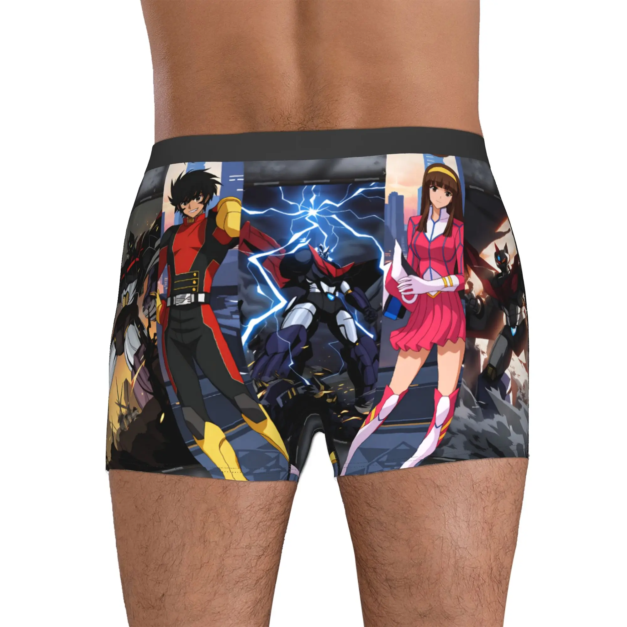 Goldorak Grendizer  Iron Saga  Boxers Shorts Mens Mazinger Z Koji Kabuto Tetsuya Briefs Underwear Cool Underpants view 4