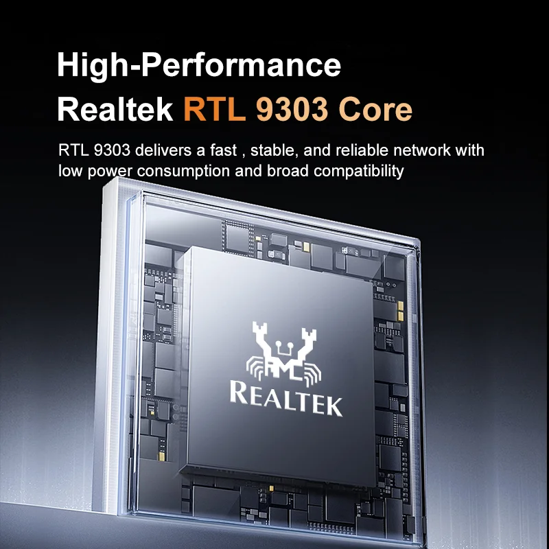 KeepLiNK 8 Port 10G/Multi-Gig Unmanaged Ethernet Switch Desktop/Wall-Mount Plug and Play Sturdy Metal Casing