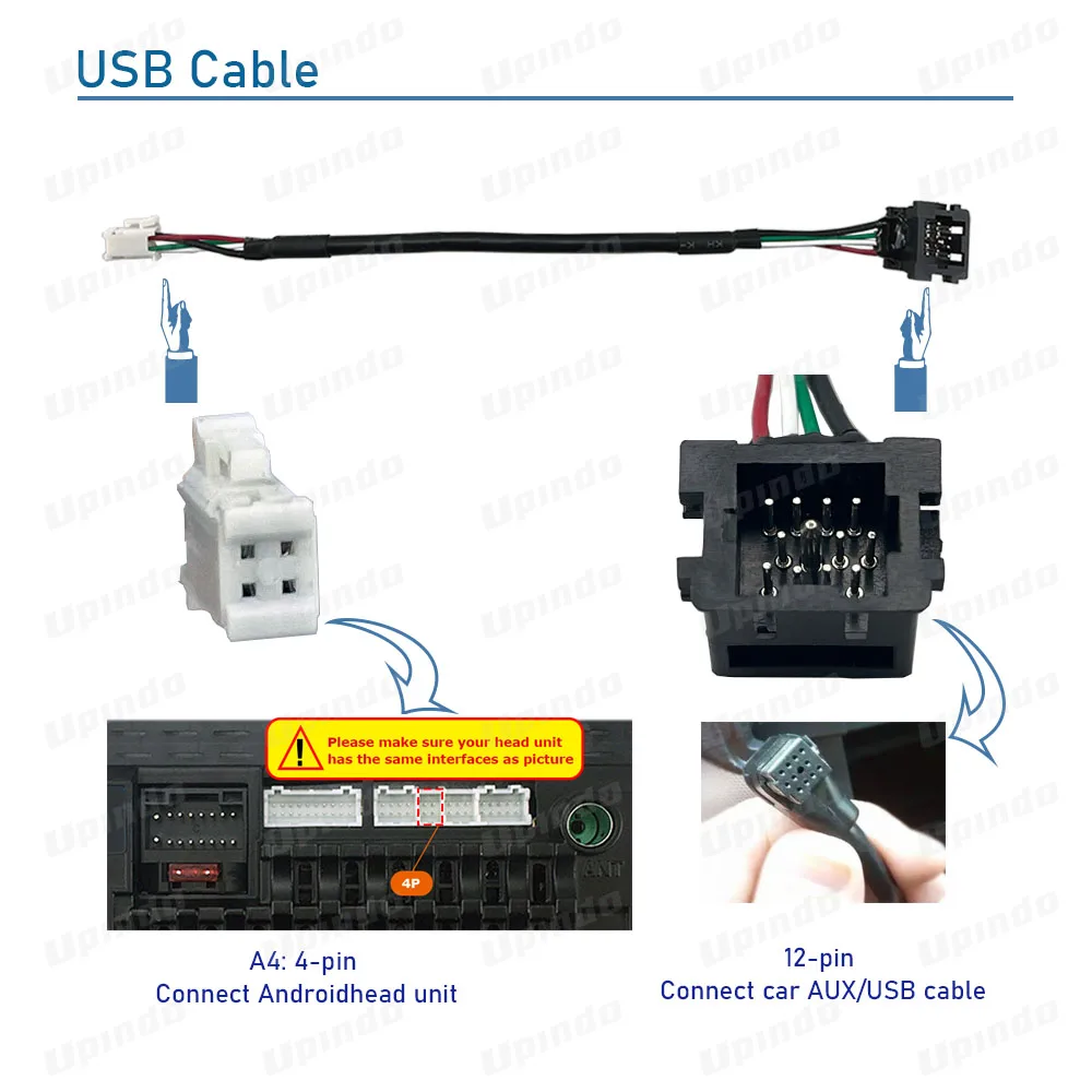 أندرويد راديو السيارة الأسلاك تسخير CAN حافلة محول 16pin كابل ل Haval M6 H6