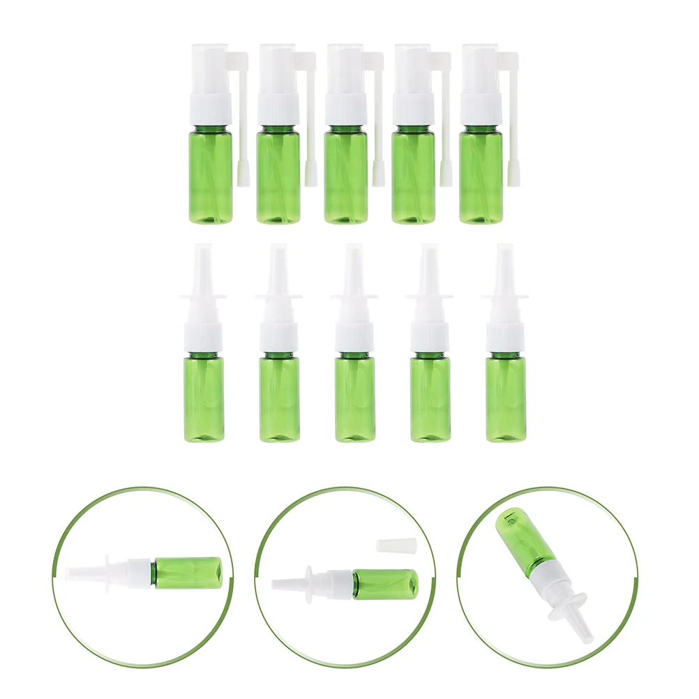 

10 Pcs Spray bottled Empty Container Bottles Nose Perfume Liquid Pocket Transparent Plastic