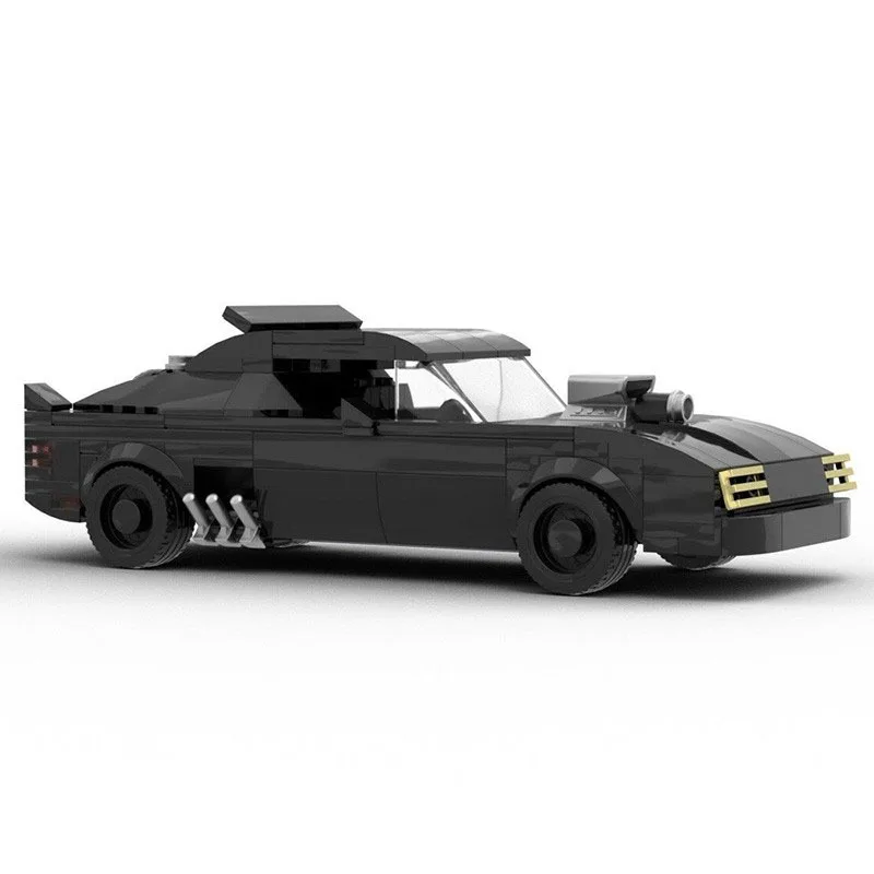 New in Technical Car Movie Mad Max V8 Interceptor Muscle Car Vehicles Speed Champions Building Blocks Kid Toy XMAS Birthday Gift