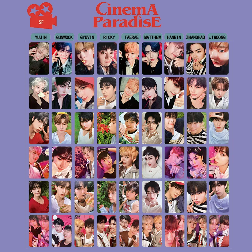 

6/9Pcs/Set KPOP Zerobaseone CINEMA PARADISE Album Member LOMO Cards Zhanghao Hanbin Jiwoong Fashion Selfie Photocards Fans Gifts