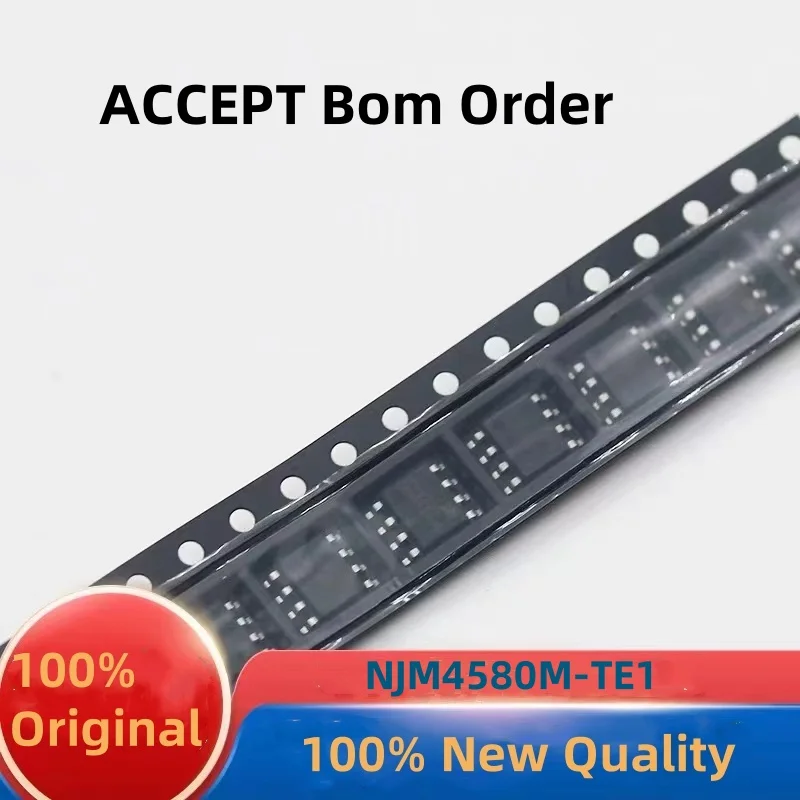 10PCS 100% New NJM4580M-TE1 NJM2100M-TE1 NJM2904M-TE1 DMP-8 SOP-8 Brand New Original Chips ic