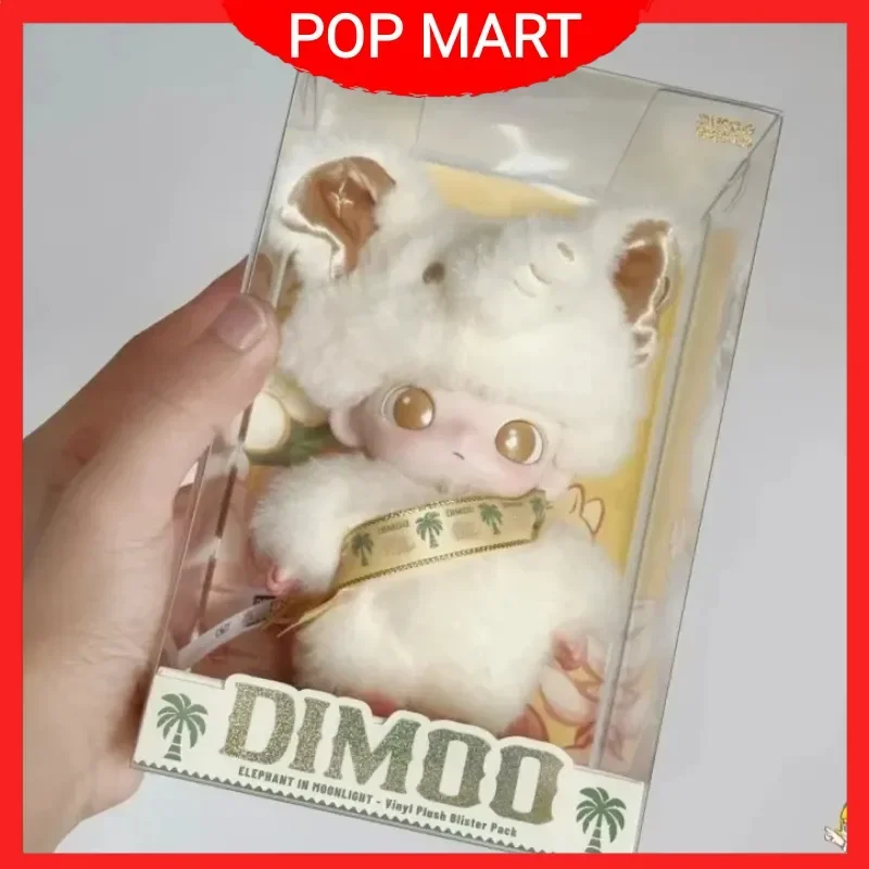 

В наличии Pop Mart Dimoo Elephant In Moonlight - Виниловый плюшевый брелок Аниме Фигурка Слепая коробка Игрушка Угадай Сумка Mystery Box Куклы Подарок