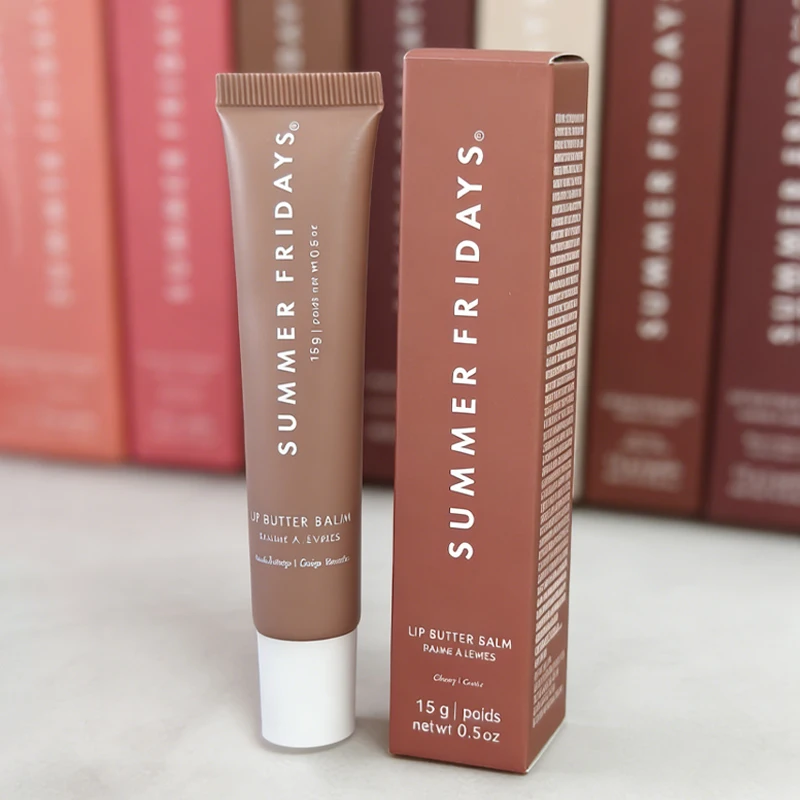 Summer Friday's Lip Balm Moisturizing Mirror Lip Gloss Lip Vanilla Pink Sugar Coffee Cake Smell Lipstick Transparent Makeup Oil view 4